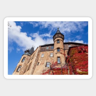 Castle, Wernigerode, Harz, Saxony-Anhalt, Germany Sticker